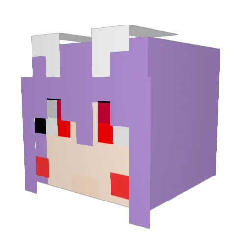 Elan_96 Minecraft avatar head, 3D render