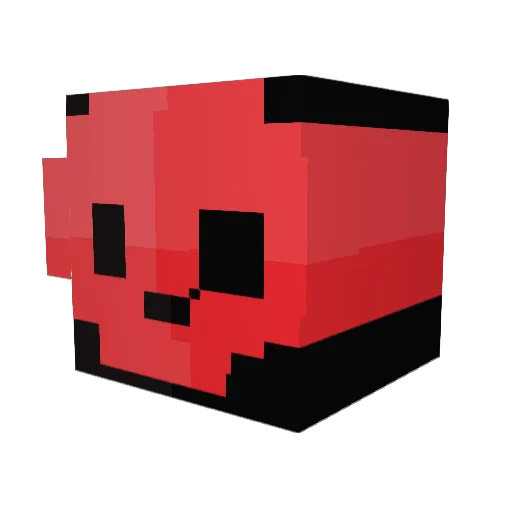 Elantriss Minecraft avatar head, 3D render