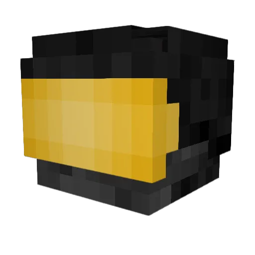Elasu Minecraft avatar head, 3D render