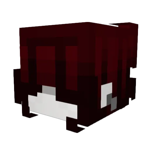 Elaxius Minecraft avatar head, 3D render