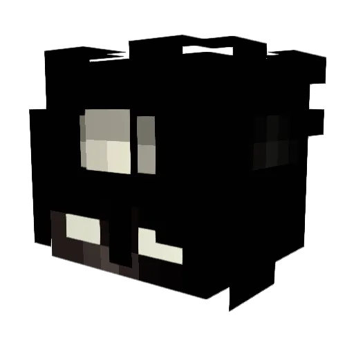 Elay Minecraft avatar head, 3D render
