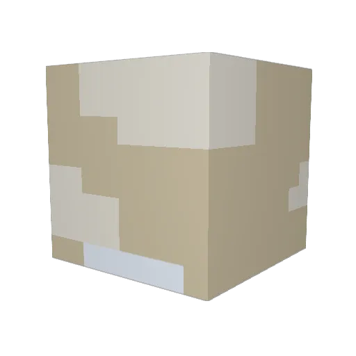 Elayn Minecraft avatar head, 3D render