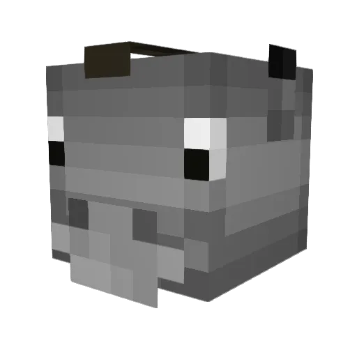 Elbarto_Taco Minecraft avatar head, 3D render