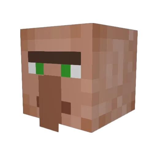 Elbos2015 Minecraft avatar head, 3D render
