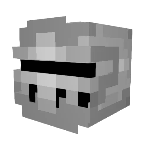 Elbowedsauce Minecraft avatar head, 3D render