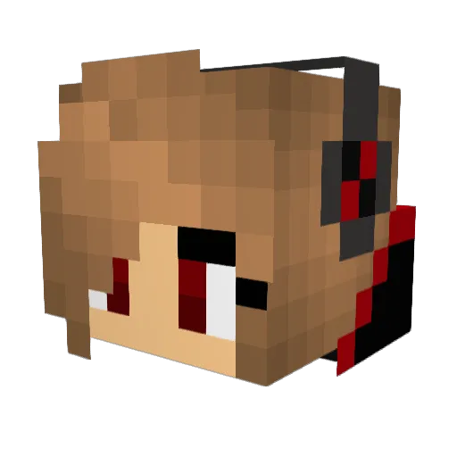 Elbr018 Minecraft avatar head, 3D render