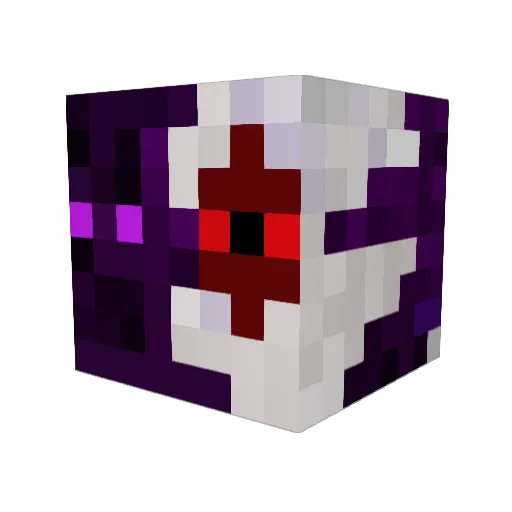 Elbriii Minecraft avatar head, 3D render