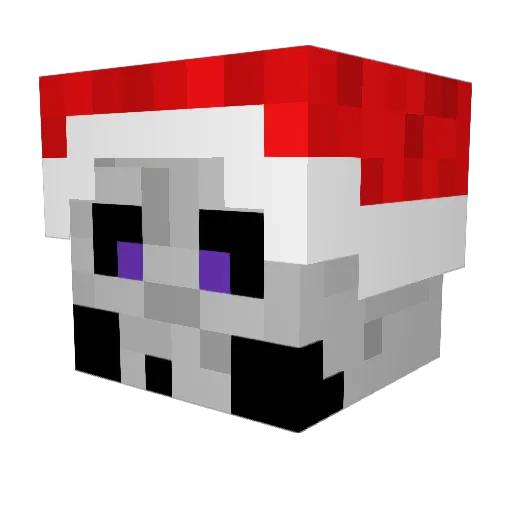 ElcerotexD Minecraft avatar head, 3D render