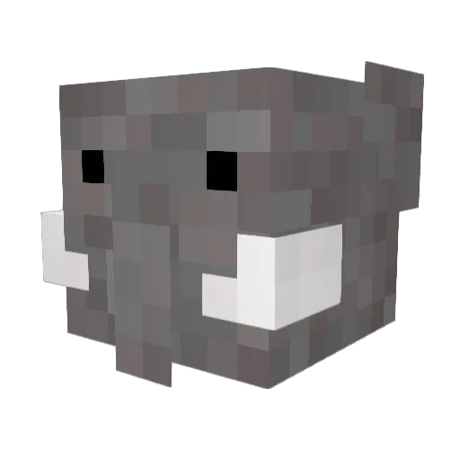 Elch_Hunter Minecraft avatar head, 3D render