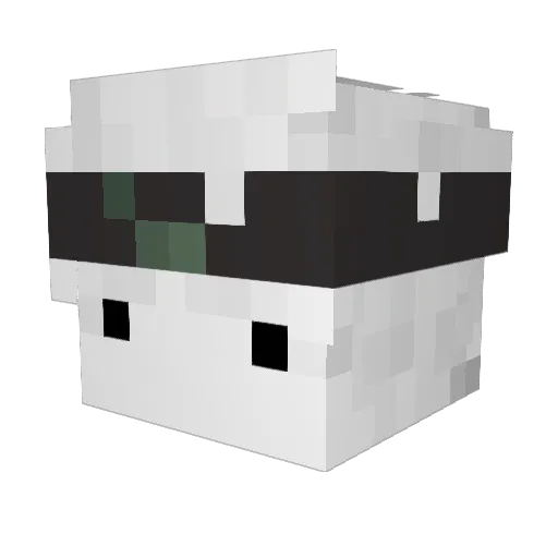 ElchinoICKKCK Minecraft avatar head, 3D render