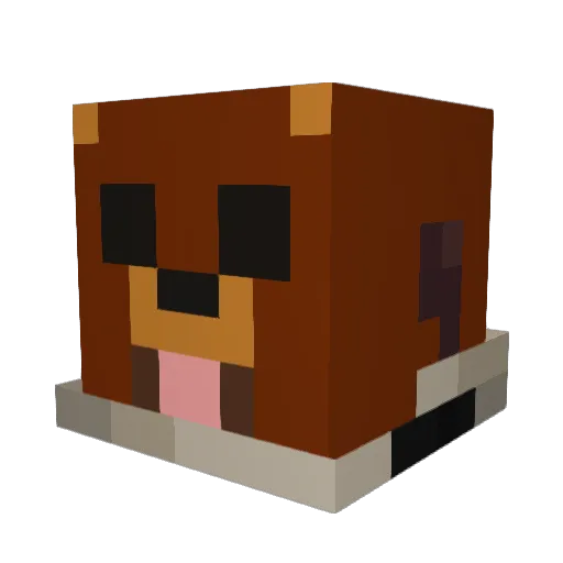 Elciego10 Minecraft avatar head, 3D render
