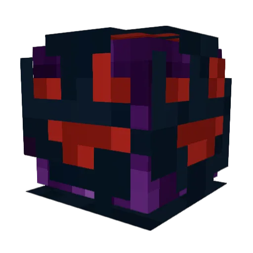 EldemoraXD Minecraft avatar head, 3D render