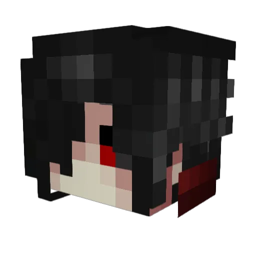 EldenZenk Minecraft avatar head, 3D render