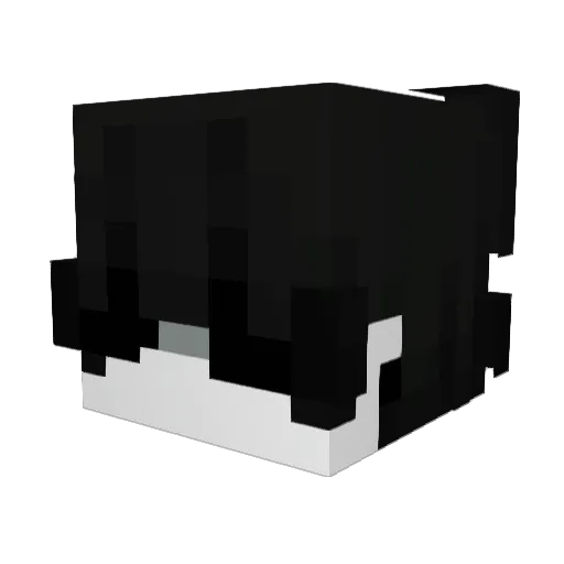 Eldenz Minecraft avatar head, 3D render
