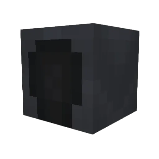 Elder_619 Minecraft avatar head, 3D render