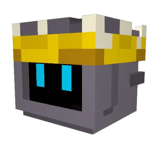 Eldersson Minecraft avatar head, 3D render