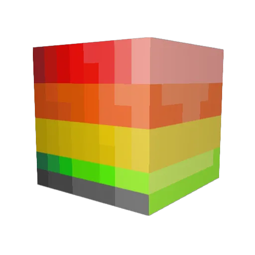 Elderstab Minecraft avatar head, 3D render