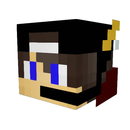Eldes233 Minecraft avatar head, 3D render