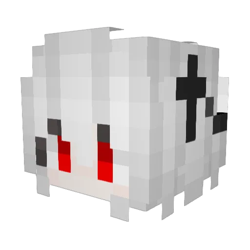 EldestDaughter Minecraft avatar head, 3D render