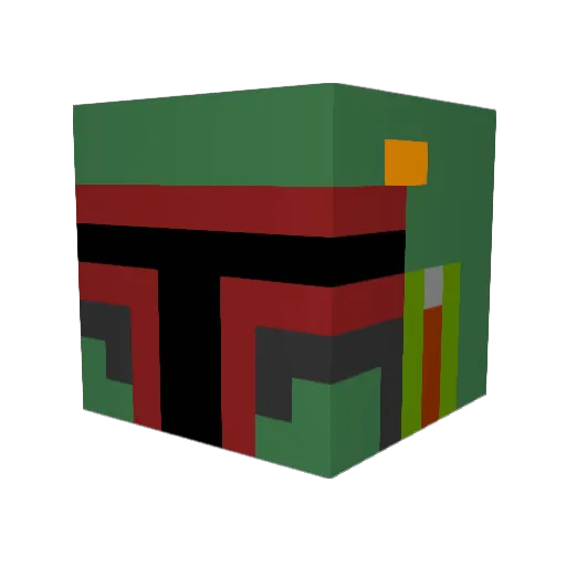 Eldin89 Minecraft avatar head, 3D render