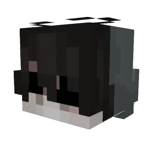 EldjD Minecraft avatar head, 3D render