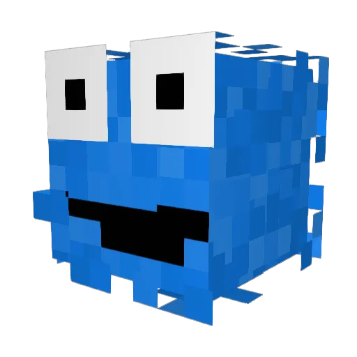 Eldkaren Minecraft avatar head, 3D render