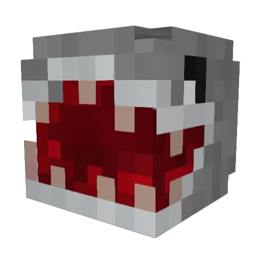 Eldomingo234 Minecraft avatar head, 3D render
