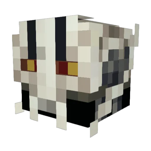 Eldoonsnoodles Minecraft avatar head, 3D render