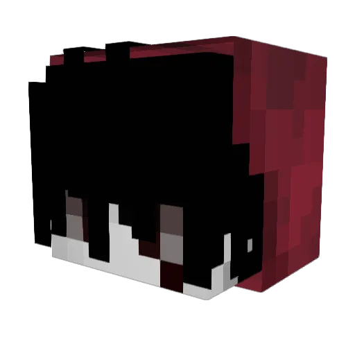 Eldoriaa Minecraft avatar head, 3D render