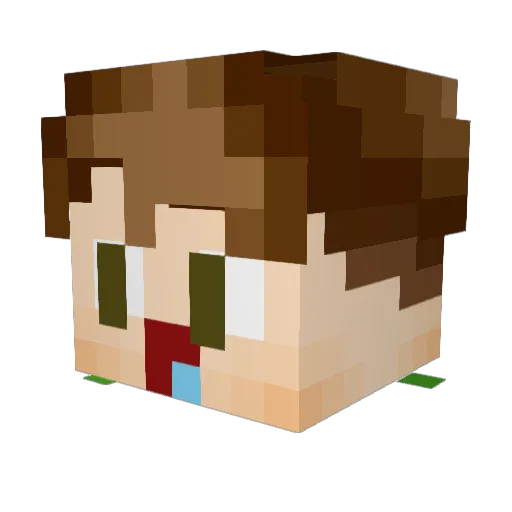 Eldoritos8059 Minecraft avatar head, 3D render