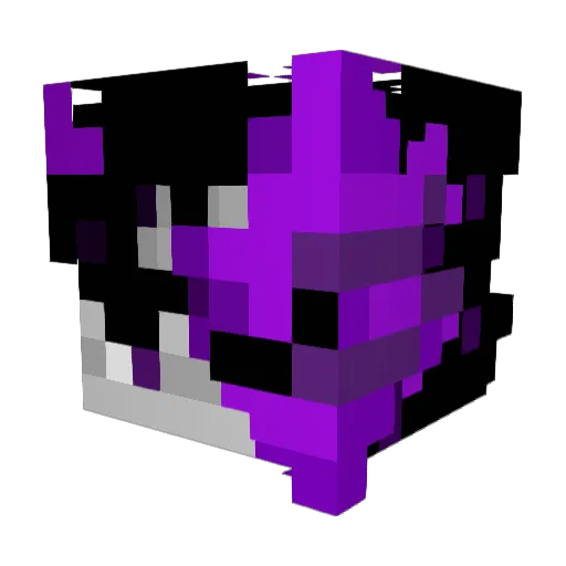Eldraik Minecraft avatar head, 3D render
