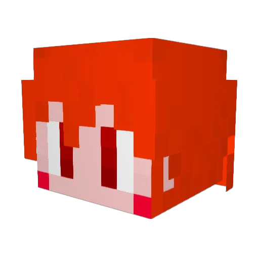 Eldred555 Minecraft avatar head, 3D render