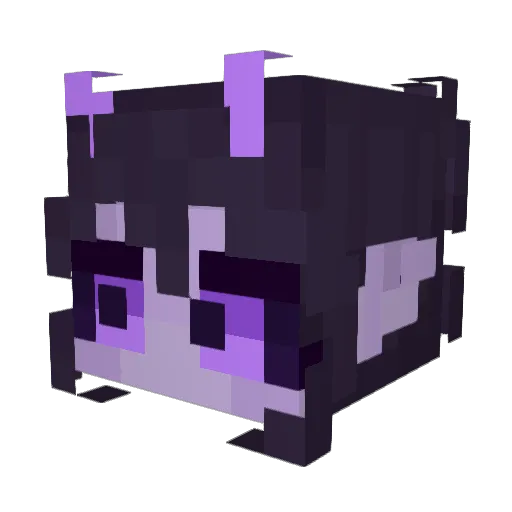 EldritchMimi Minecraft avatar head, 3D render