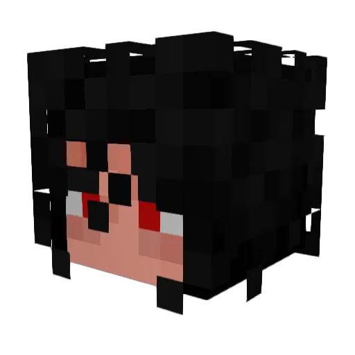 EldritchNyar Minecraft avatar head, 3D render