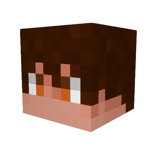 Elduus420 Minecraft avatar head, 3D render