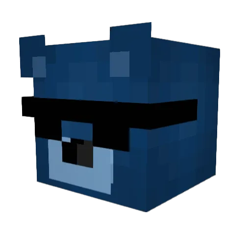 Eldyd00 Minecraft avatar head, 3D render