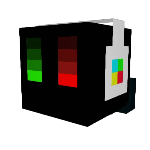 EleCtr0GaM3s Minecraft avatar head, 3D render