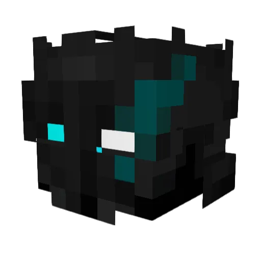 EleZettaa Minecraft avatar head, 3D render
