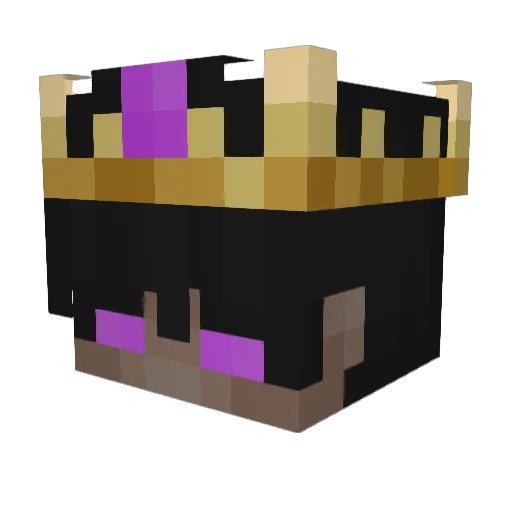 ElectrcBluebry Minecraft avatar head, 3D render