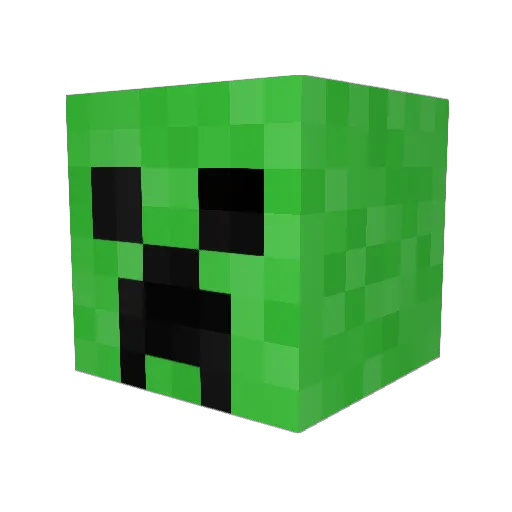 ElectricDragon13 Minecraft avatar head, 3D render
