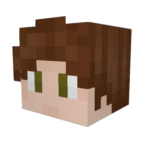 ElectricPickle12 Minecraft avatar head, 3D render