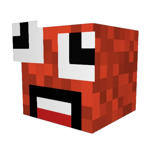 ElectricShock05 Minecraft avatar head, 3D render