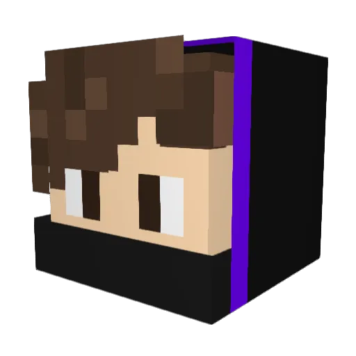 ElectricTheGoat Minecraft avatar head, 3D render