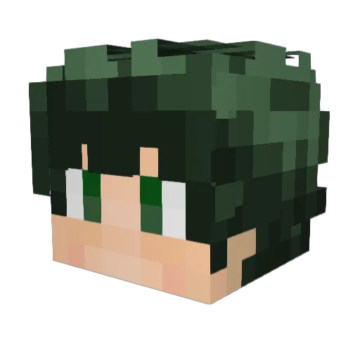 Electric_Cheetah Minecraft avatar head, 3D render