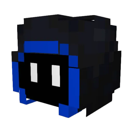 Electric_Puma Minecraft avatar head, 3D render