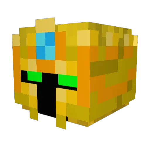 Electric_Sniper Minecraft avatar head, 3D render