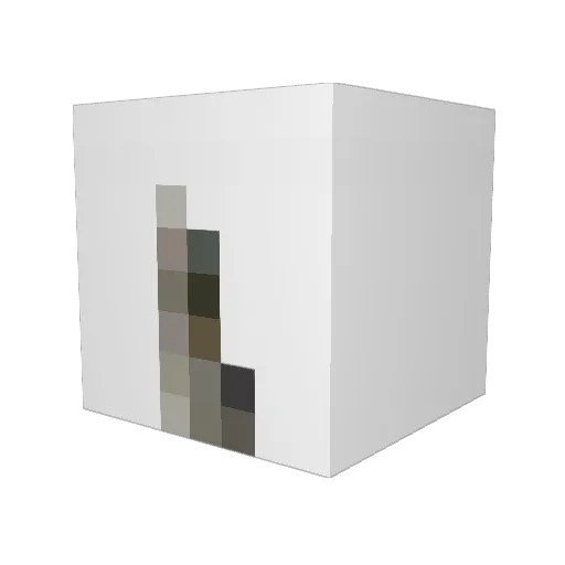 ElectricalRat Minecraft avatar head, 3D render