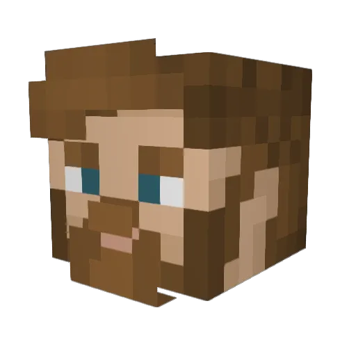 Electrical_Ygor Minecraft avatar head, 3D render