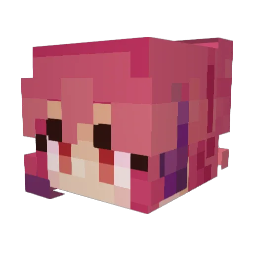 Electricshaden64 Minecraft avatar head, 3D render