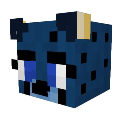 ElectroCheetah7 Minecraft avatar head, 3D render